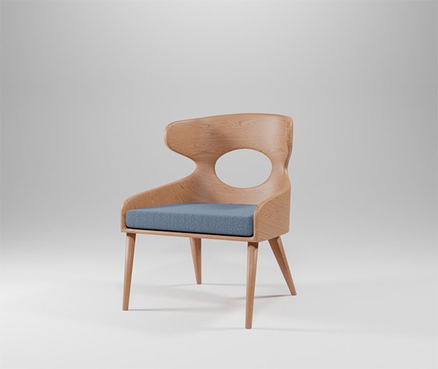 Minimal wooden decoration B2