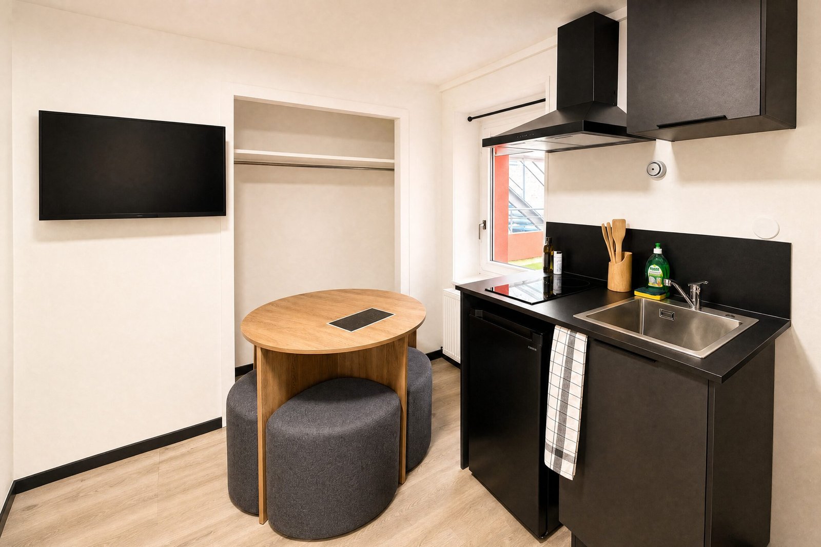 02-chambre-double-2-personnes-kitchenette-table